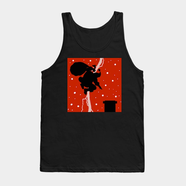 Dark Knight Santa Tank Top by Imagine8 Design